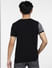 Black Jacquard Knitted Crew Neck T-shirt_401830+4