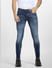 Blue Low Rise Washed Liam Skinny Jeans_401839+2
