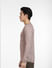 Brown Printed Knit T-shirt_401846+3