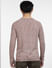 Brown Printed Knit T-shirt_401846+4