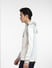 White Colourblocked Hooded Sweatshirt_401850+3