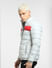 Light Grey Quilted Hooded Puffer Jacket