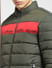 Green Quilted Hooded Puffer Jacket_401853+5