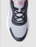 Grey Colourblocked Mesh Sneakers