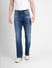 Blue High Rise Washed Ray Bootcut Jeans_401862+2