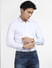 White Knit Full Sleeves Shirt_401874+2
