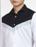 White Colourblocked Full Sleeves Shirt_401876+5