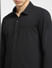 Black Knit Full Sleeves Shirt_401880+5