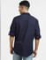 Blue Check Print Full Sleeves Shirt_401010+4