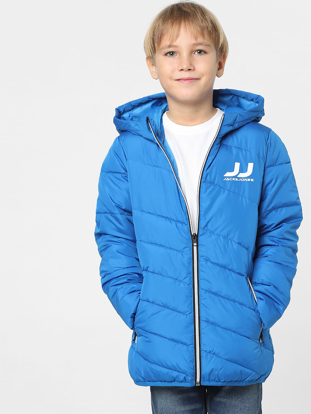 Buy Blue Puffer Jacket for Boys Online at Jack Jones Junior 224961802