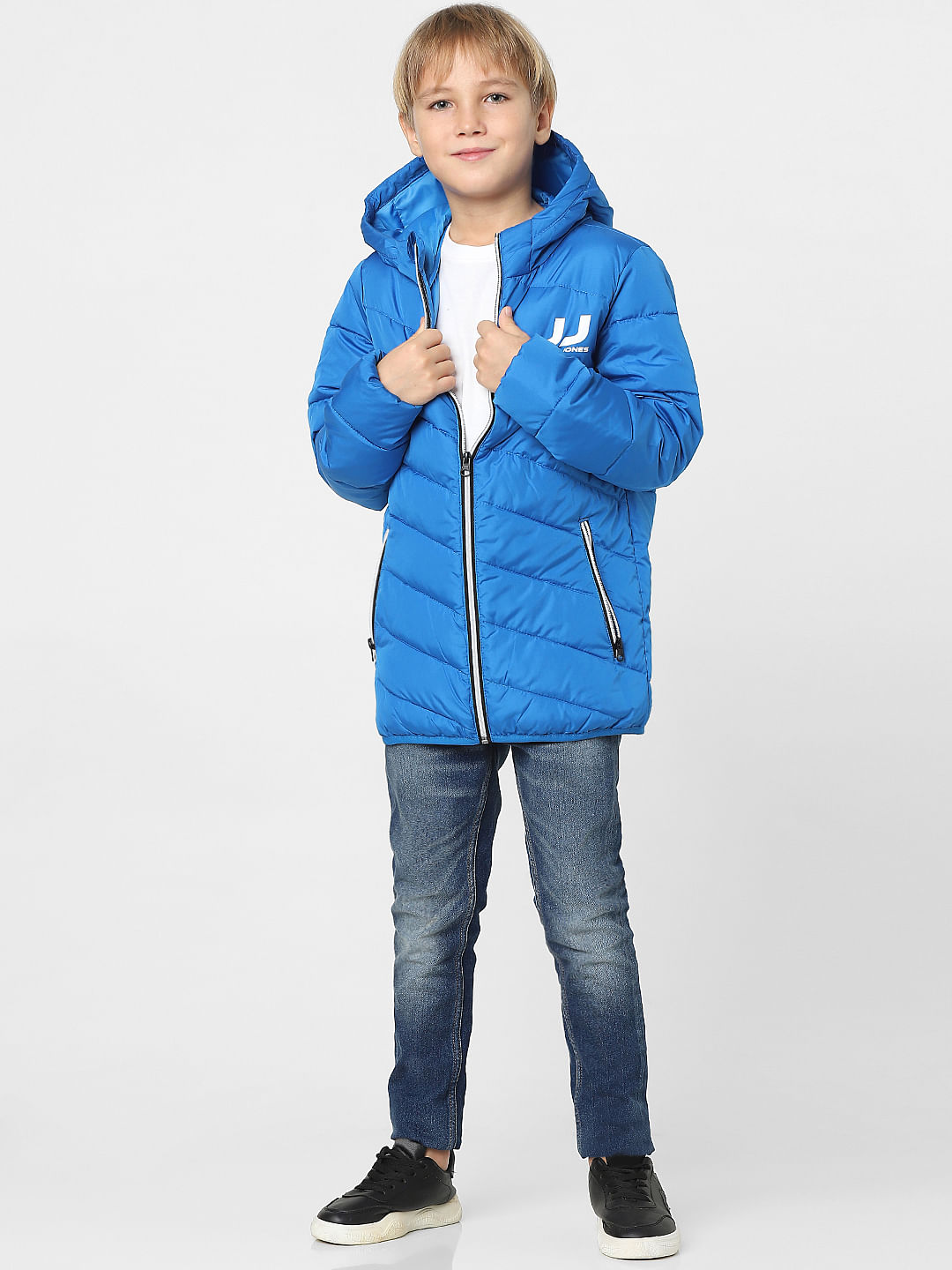 Boys blue 2025 puffer jacket