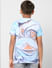 Boys Blue Logo Print Crew Neck T-shirt_398316+4