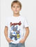 Boys White Logo Graphic Print T-shirt