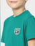 Boys Green Crew Neck T-shirt_398502+5