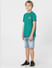 Boys Green Crew Neck T-shirt_398502+6