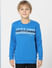 Boys Blue Logo Print Sweatshirt_398953+2