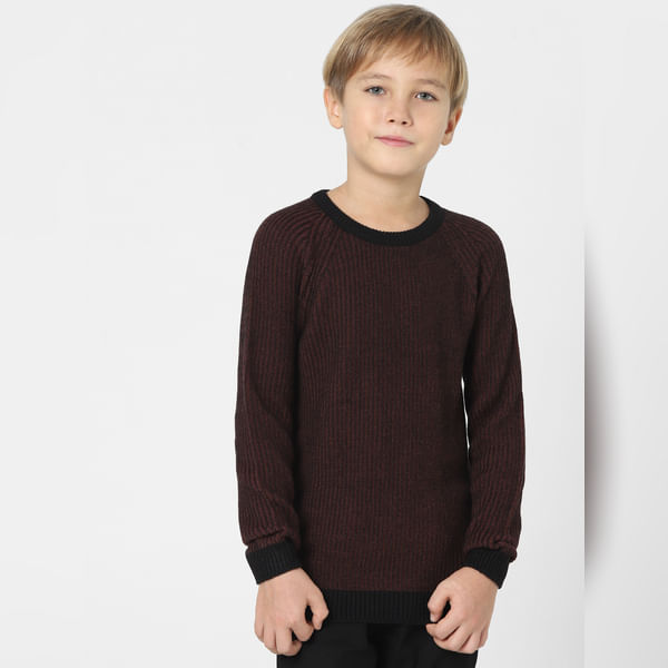 BESTSELLER CLOTHING Boys Burgundy Pullover