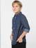 Boys Dark Blue Denim Full Sleeves Shirt_398505+3