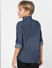 Boys Dark Blue Denim Full Sleeves Shirt_398505+4