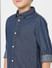 Boys Dark Blue Denim Full Sleeves Shirt_398505+5