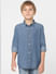 Boys Blue Denim Full Sleeves Shirt_398506+2
