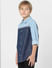 Boys Blue Colourblocked Denim Shirt_398510+3