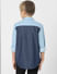 Boys Blue Colourblocked Denim Shirt_398510+4