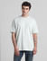 White Graphic Print Oversized T-shirt_416215+2