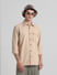 Light Brown Cotton Full Sleeves Shirt_416218+1