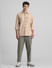 Light Brown Cotton Full Sleeves Shirt_416218+6