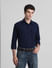 Dark Blue Cotton Full Sleeves Shirt_416221+1