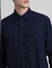 Dark Blue Cotton Full Sleeves Shirt_416221+5
