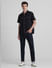 Black Oversized Short Sleeves Shirt_416223+6