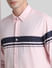 Pink Printed Full Sleeves Shirt_416224+5