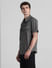 Dark Grey Oversized Short Sleeves Shirt_416226+3