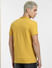 Yellow Cotton Henley T-shirt_416236+4