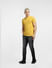 Yellow Cotton Henley T-shirt_416236+6