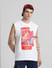 White Printed Sleeveless T-shirt_416239+1