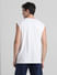 White Printed Sleeveless T-shirt_416239+4