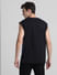 Black Tropical Print Sleeveless T-shirt_416241+4