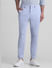 Light Blue Knitted Co-ord Set Trousers_416245+1