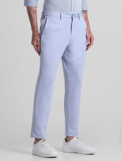Light Blue Knitted Co-ord Set Trousers