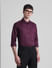 Purple Striped Full Sleeves Shirt_416251+1