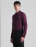 Purple Striped Full Sleeves Shirt_416251+3