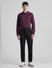 Purple Striped Full Sleeves Shirt_416251+6