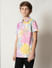 Boys Pastel Purple Printed Polo T-shirt_414155+3