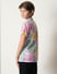 Boys Pastel Purple Printed Polo T-shirt_414155+4