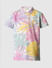 Boys Pastel Purple Printed Polo T-shirt_414155+7