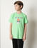 Boys Green Dot Embroidered T-shirt_414164+2