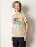 Boys Beige Doggo Print T-shirt_414166+3